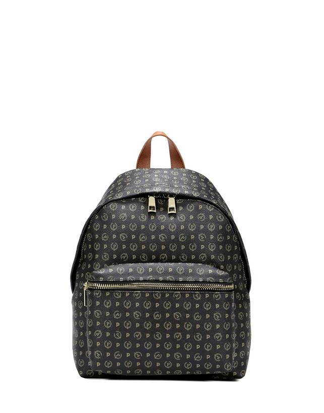 Pollini Zaino Heritage Logo Classic Nero/marrone