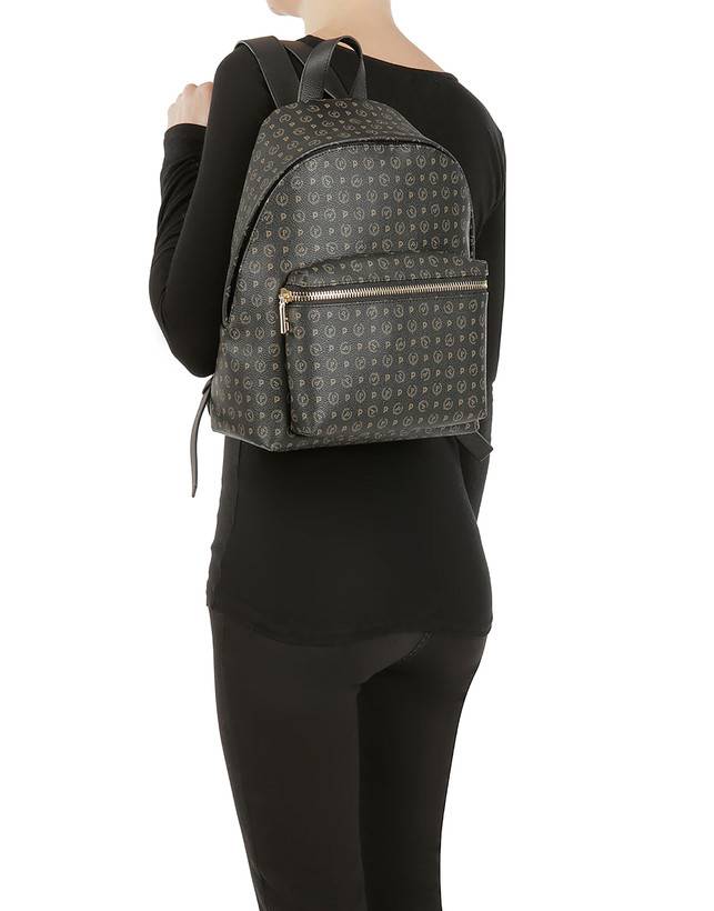 Pollini Zaino Heritage Logo Classic Nero/nero