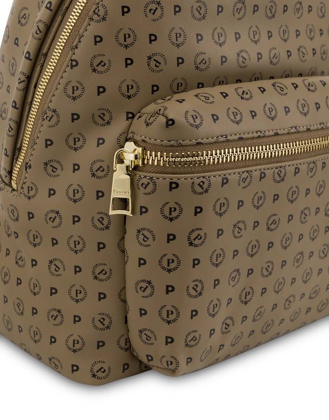 Pollini Zaino Heritage Soft Touch Taupe/nero