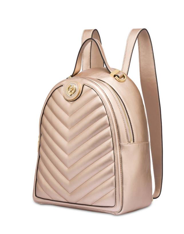 Pollini Zaino Matelassé Sunbeam Rose Gold