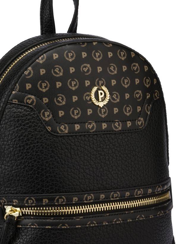 Pollini Zaino Zipper Nero/nero