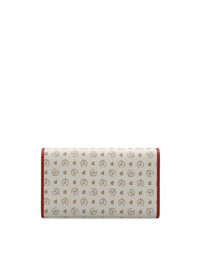 Pollini Portafoglio Heritage Logo Classic Avorio/lacca