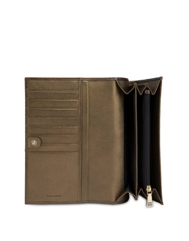 Pollini Portafoglio Special Heritage Avorio/nero/bronzo