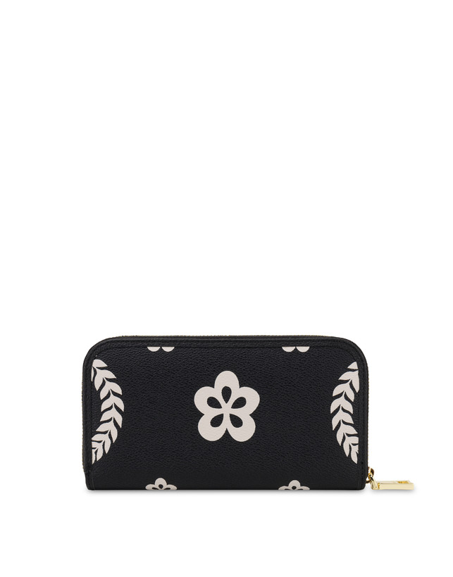 Pollini Portafoglio Zip Around Day-si! Heritage Nero/nero/nero