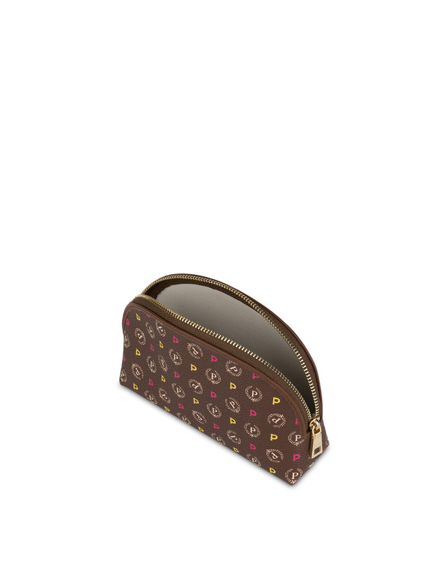 Pollini Pouch Heritage Logo Classic Multicolor/marrone