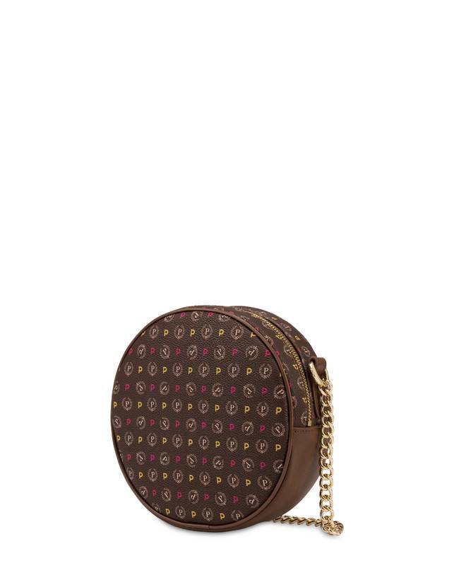 Pollini Round Bag Heritage Logo Classic Multicolor/marrone