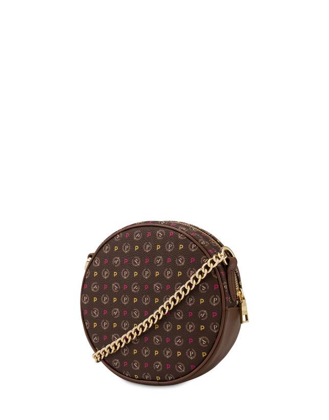 Pollini Round Bag Heritage Logo Classic Multicolor/marrone