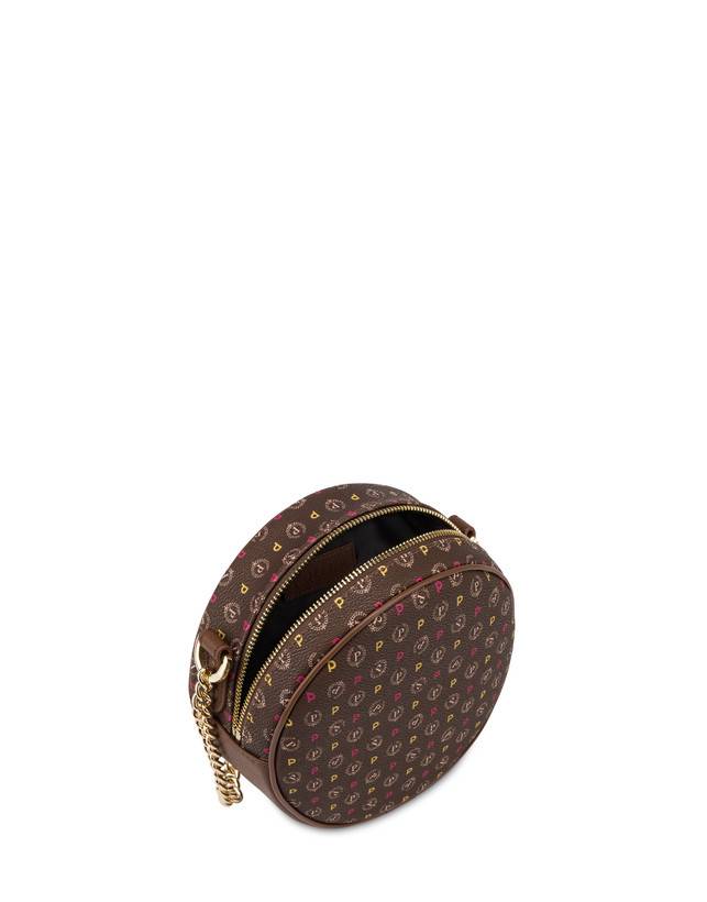 Pollini Round Bag Heritage Logo Classic Multicolor/marrone