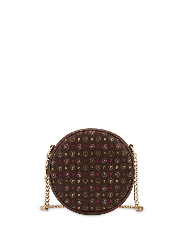 Pollini Round Bag Heritage Logo Classic Multicolor/marrone