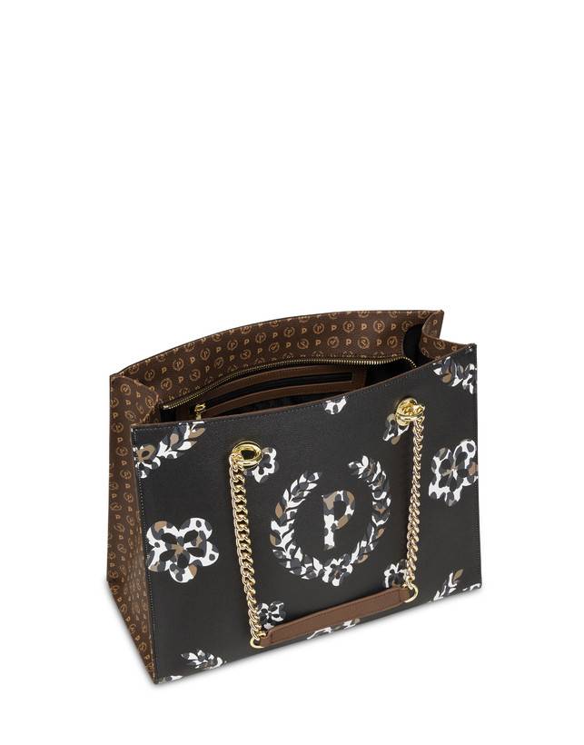 Pollini Shopping Bag Day-si! Heritage Marrone/leopardo/marrone