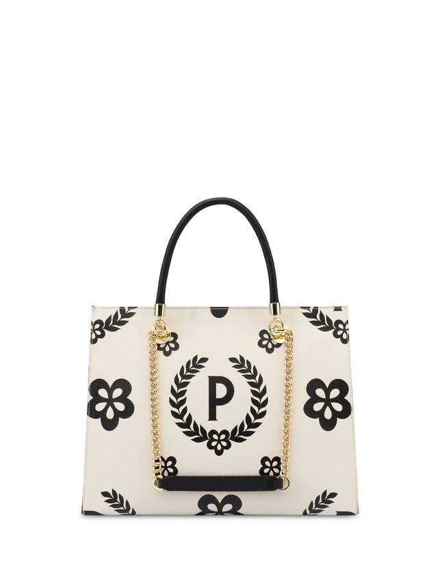 Pollini Shopping Bag Day-si! Heritage Nero/avorio/nero