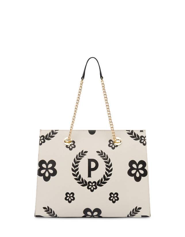 Pollini Shopping Bag Day-si! Heritage Nero/avorio/nero
