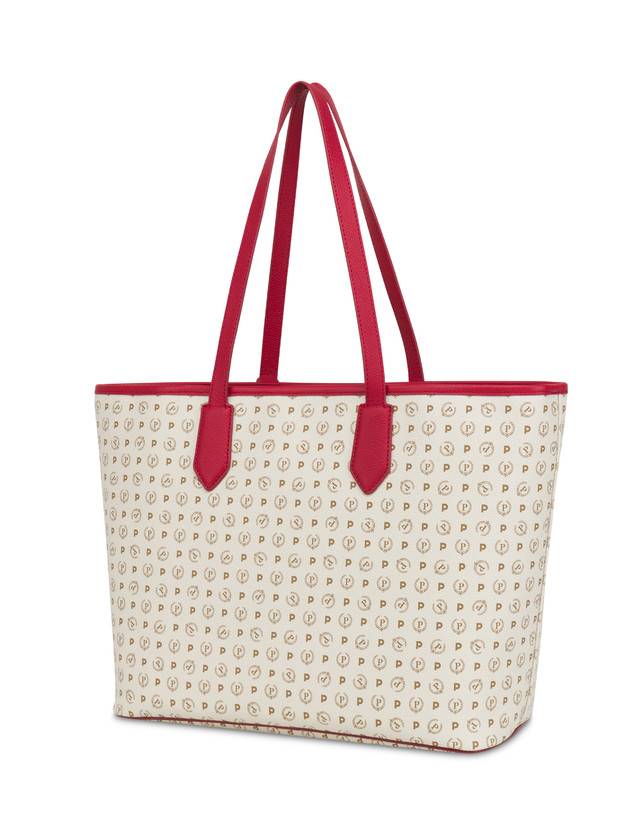 Pollini Shopping Bag Heritage 70th Anniversary Avorio/rosso