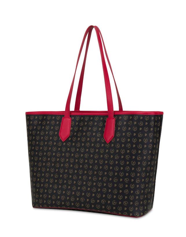 Pollini Shopping Bag Heritage 70th Anniversary Nero/rosso