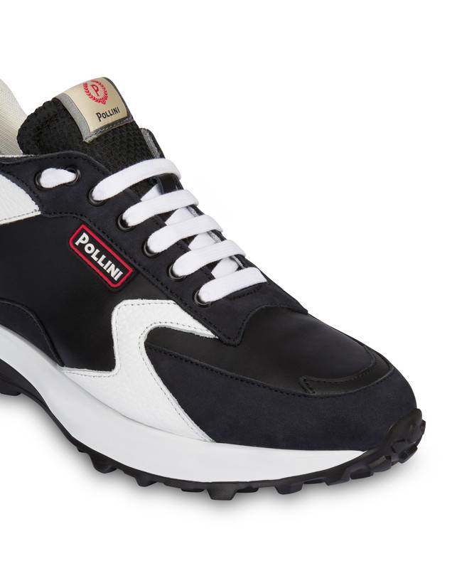Pollini Sneakers Con Suola Chunky Bold Running Nero/nero/bianco/nero/senape