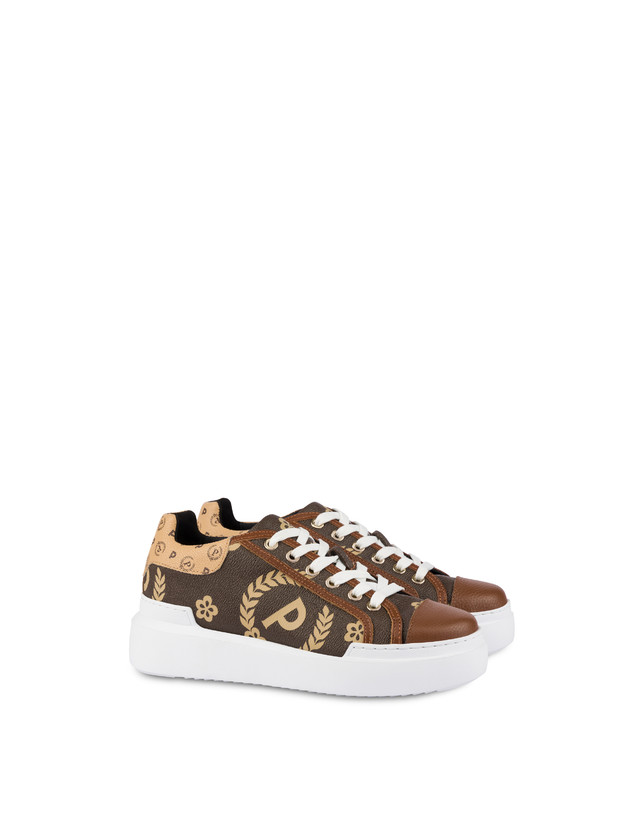 Pollini Sneakers Maxi Heritage Day Sì! Crema/marrone/marrone