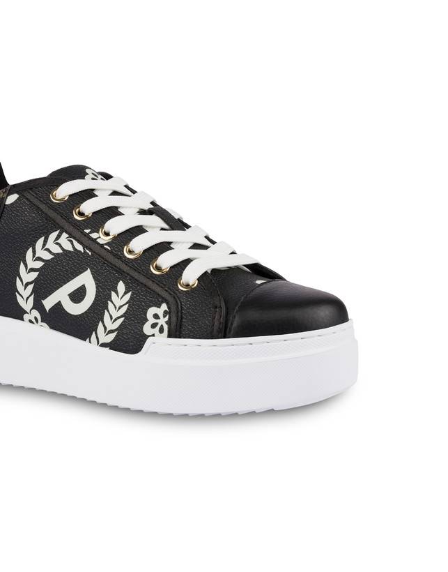 Pollini Sneakers Maxi Heritage Day Sì! Nero/nero/nero