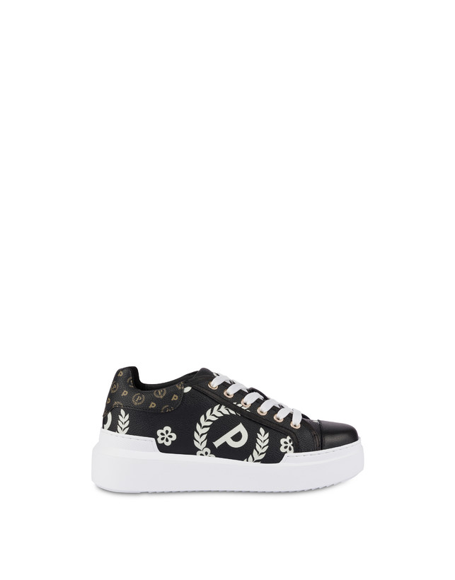 Pollini Sneakers Maxi Heritage Day Sì! Nero/nero/nero