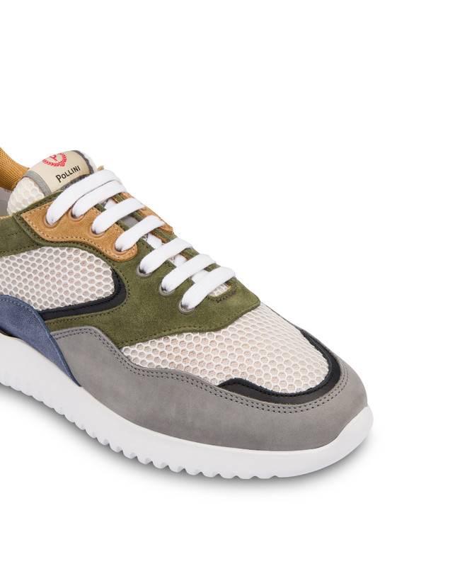 Pollini Sneakers Multicolor B-side Bianco/grafite/nero/militare/mais/azzurro
