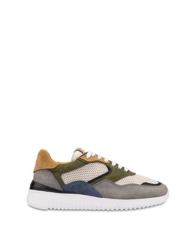 Pollini Sneakers Multicolor B-side Bianco/grafite/nero/militare/mais/azzurro