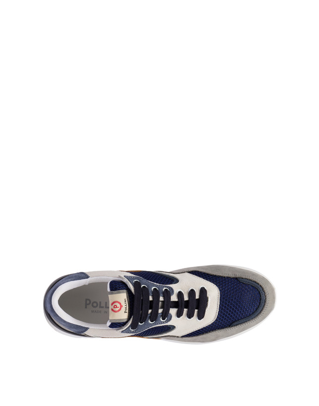 Pollini Sneakers Multicolor B-side Blu/grafite/navy/bianco/azzurro/mais
