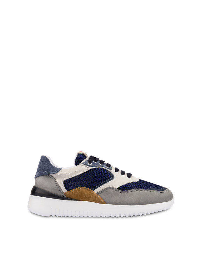 Pollini Sneakers Multicolor B-side Blu/grafite/navy/bianco/azzurro/mais