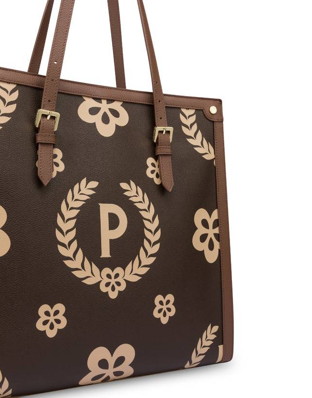 Pollini Tote Bag Day-si! Heritage Crema/marrone/marrone