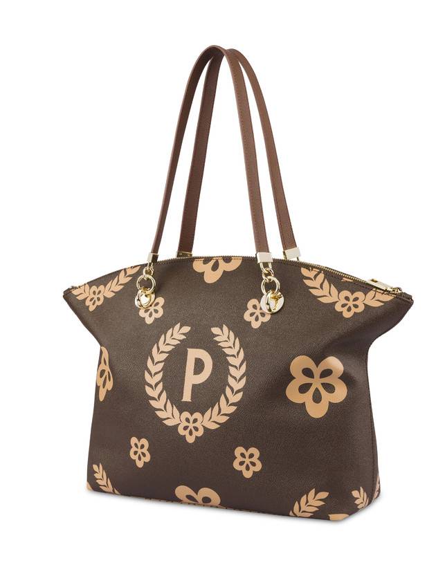 Pollini Tote Bag Day-si! Heritage Crema/marrone/marrone