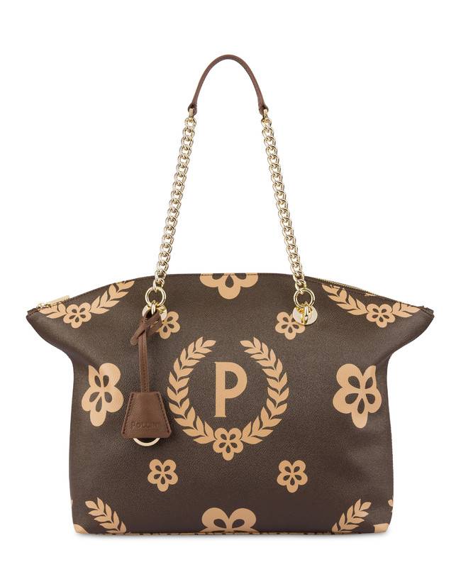 Pollini Tote Bag Day-si! Heritage Crema/marrone/marrone