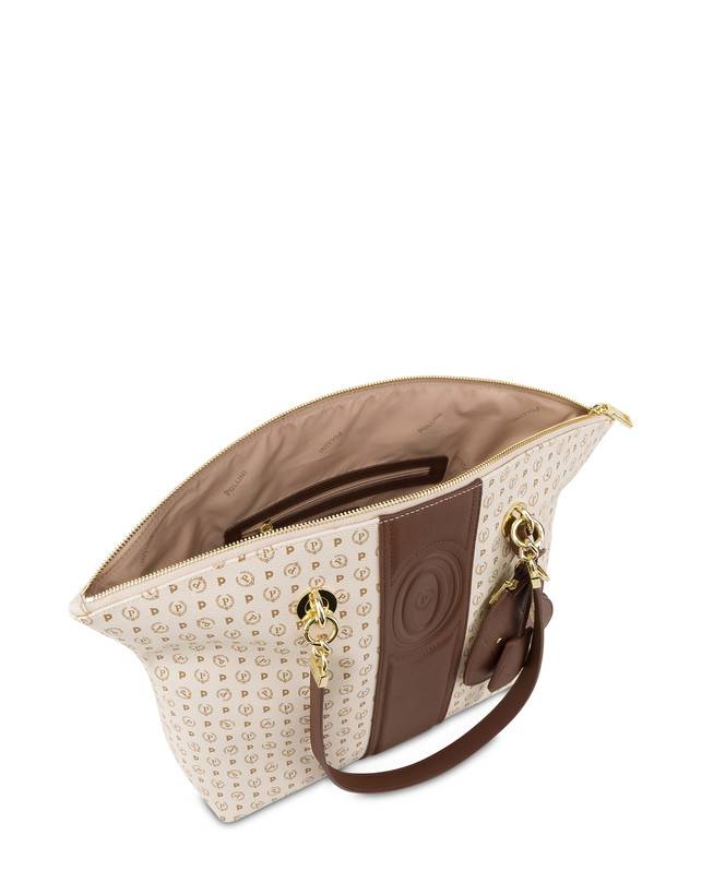 Pollini Tote Bag Heritage 70th Anniversary Avorio/marrone