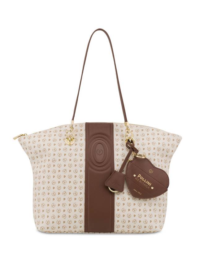 Pollini Tote Bag Heritage 70th Anniversary Avorio/marrone