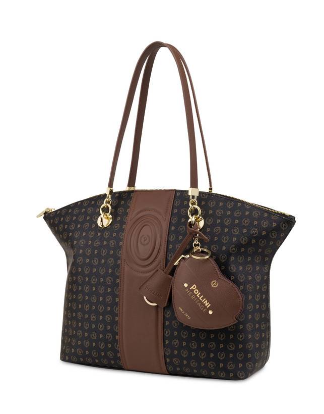 Pollini Tote Bag Heritage 70th Anniversary Nero/marrone