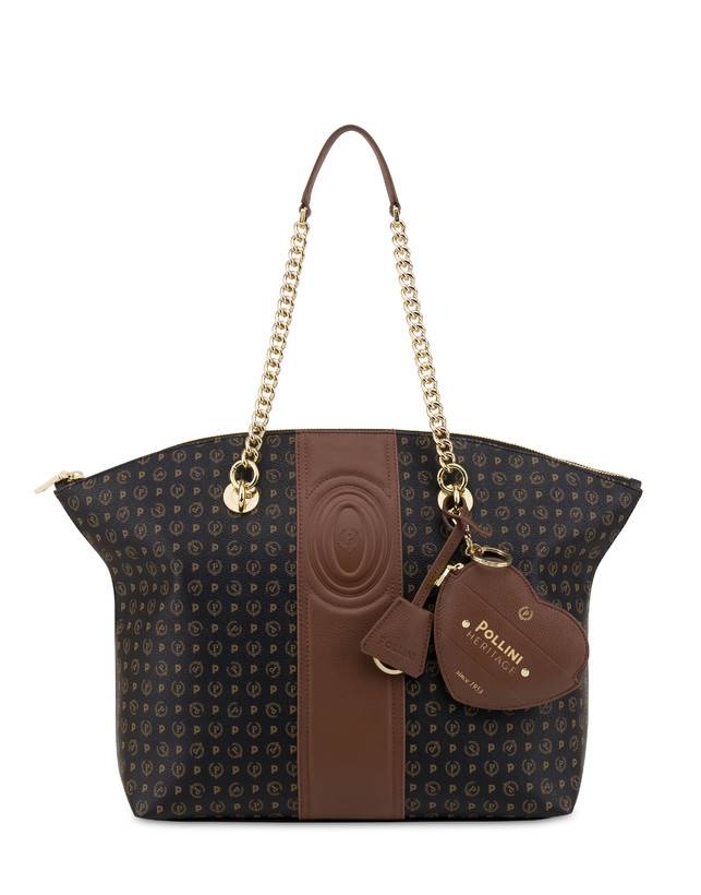 Pollini Tote Bag Heritage 70th Anniversary Nero/marrone
