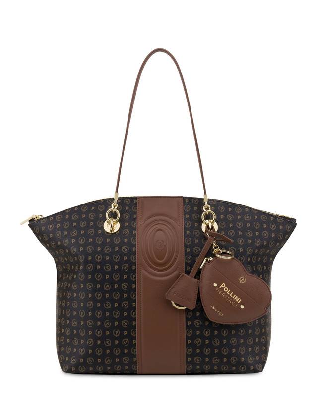 Pollini Tote Bag Heritage 70th Anniversary Nero/marrone
