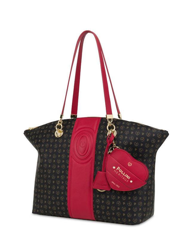 Pollini Tote Bag Heritage 70th Anniversary Nero/rosso