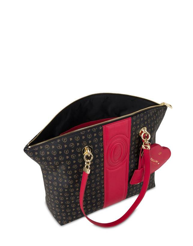 Pollini Tote Bag Heritage 70th Anniversary Nero/rosso