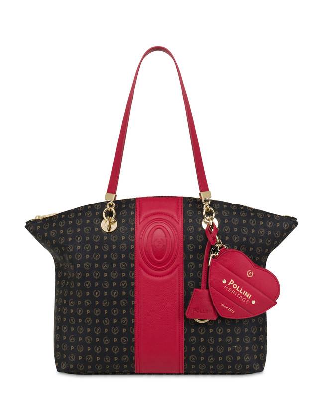 Pollini Tote Bag Heritage 70th Anniversary Nero/rosso