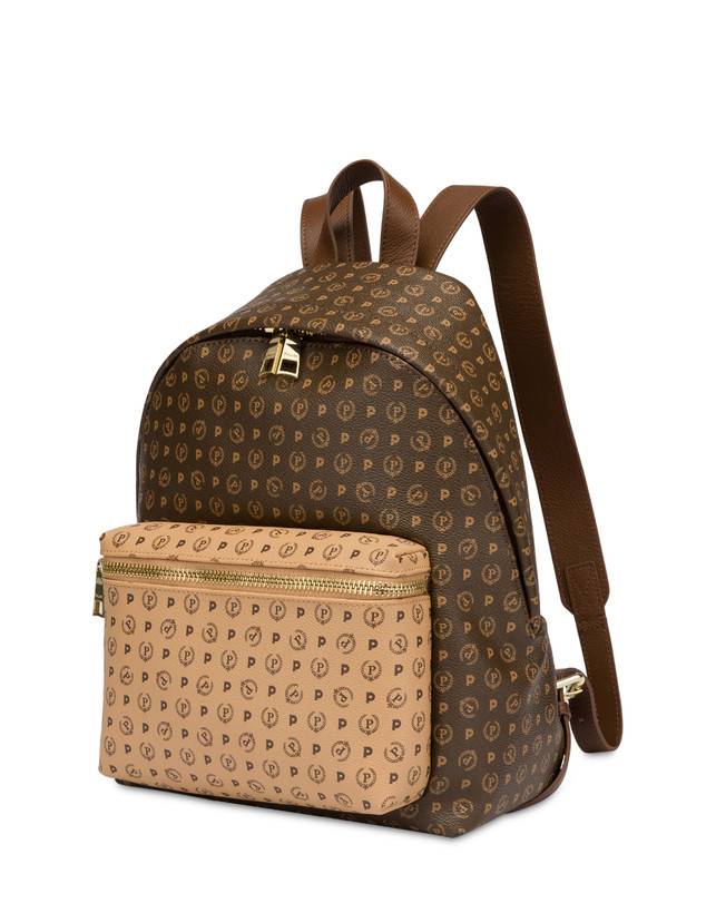 Pollini Zaino Bicolor Heritage Marrone/crema/marrone