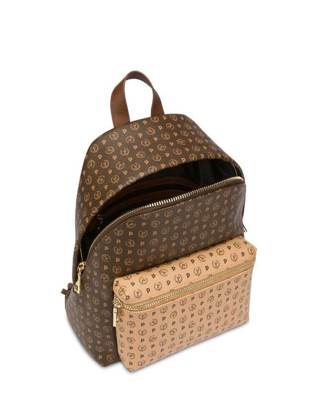 Pollini Zaino Bicolor Heritage Marrone/crema/marrone