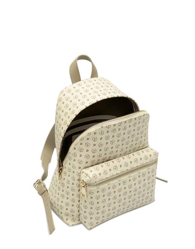 Pollini Zaino Heritage Logo Classic Avorio/ghiaccio