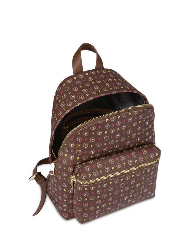Pollini Zaino Heritage Logo Classic Multicolor/marrone