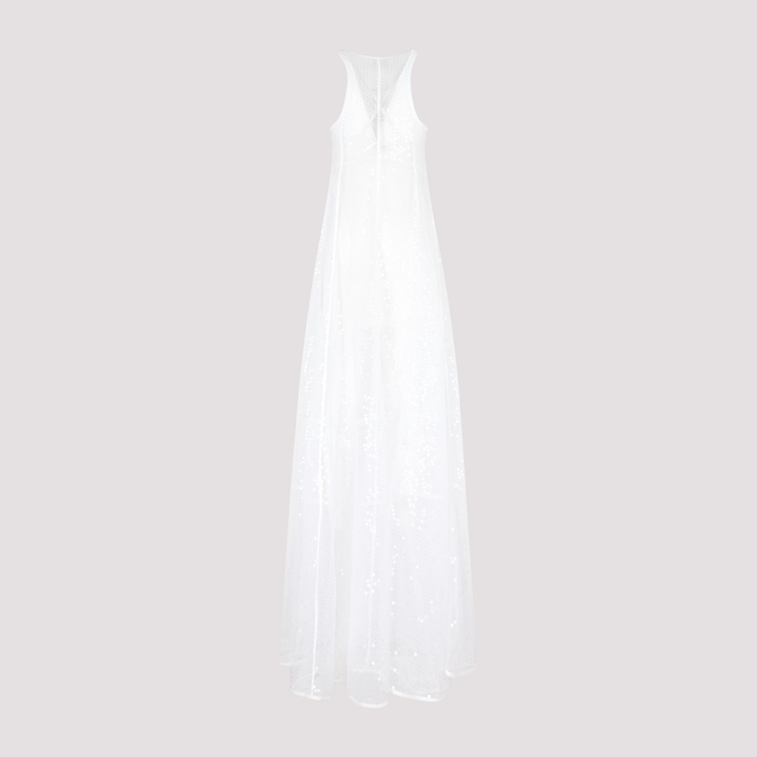 JACQUEMUS  Abito A-Line In Pizzo Bianco Dentelle Di Jacquemus