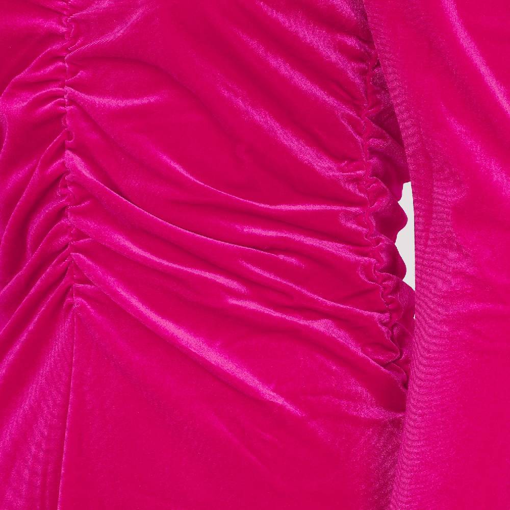 GANNI  Abito Mini In Velluto GANNI Love Potion - Rosa & Viola