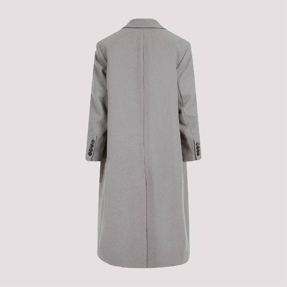 AMI  Cappotto Uomo AMI Taupe In Misto Lana Oversize