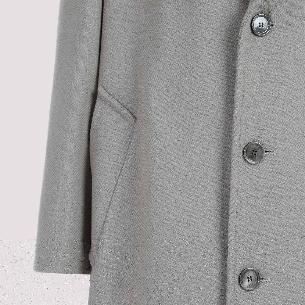 AMI  Cappotto Uomo AMI Taupe In Misto Lana Oversize