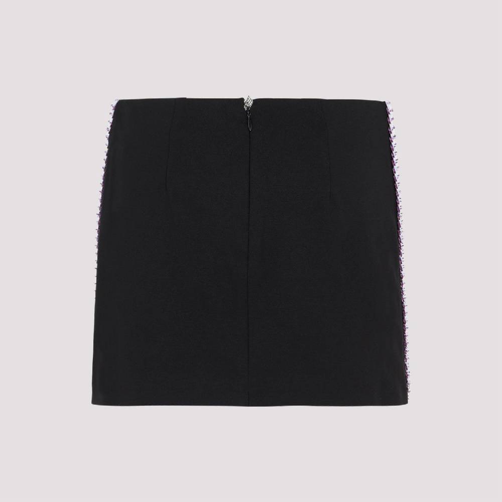 ATTICO  Minigonna Attico Con Paillettes Rosa & Viola