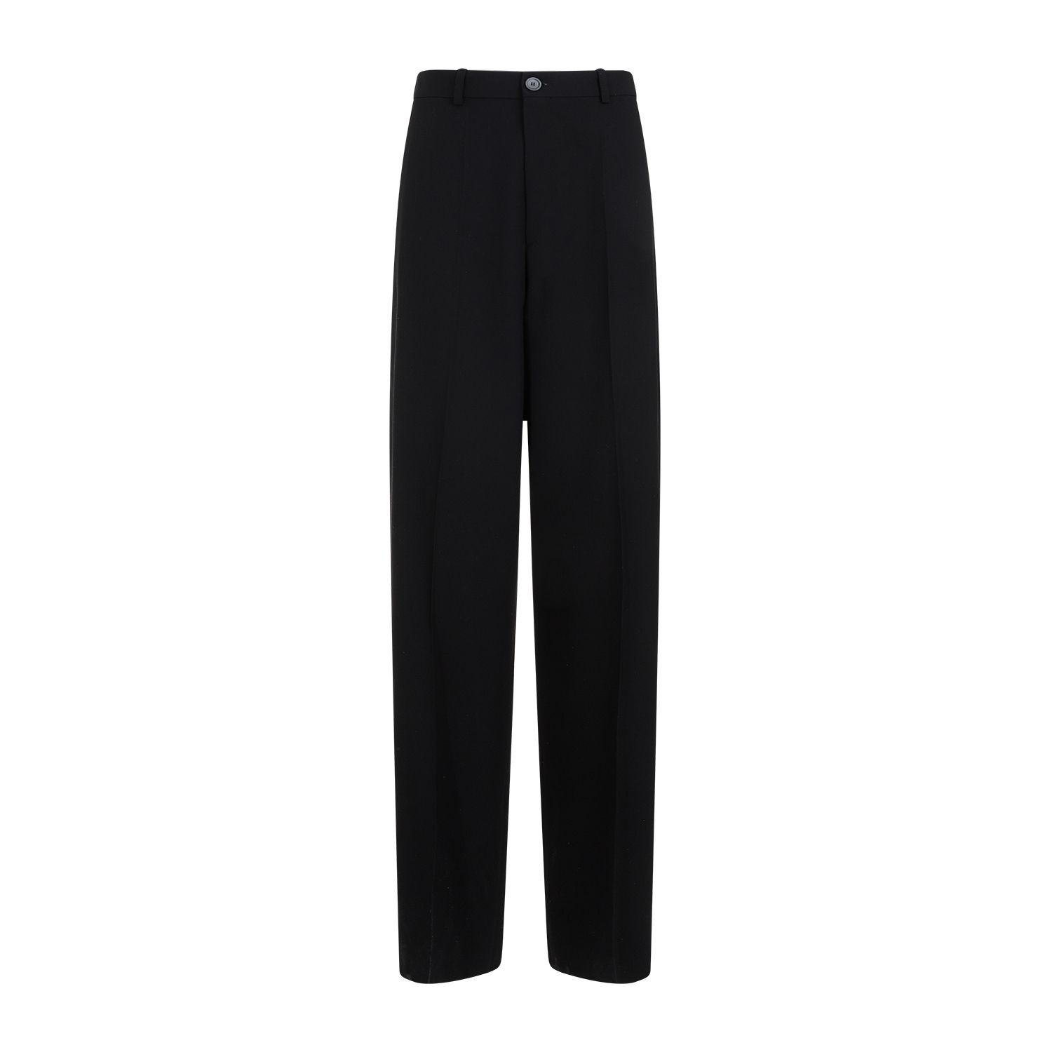 BALENCIAGA  Pantaloni di Lana Neri Balenciaga Uomo