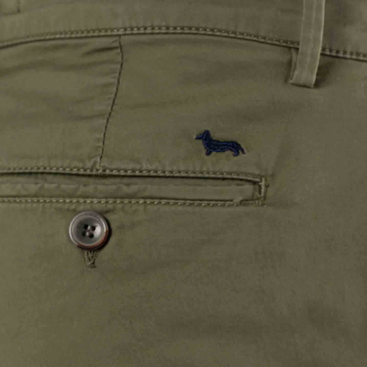 HARMONT & BLAINE  Bermuda Stretch Verde Cotone Da Uomo Harmont & Blaine