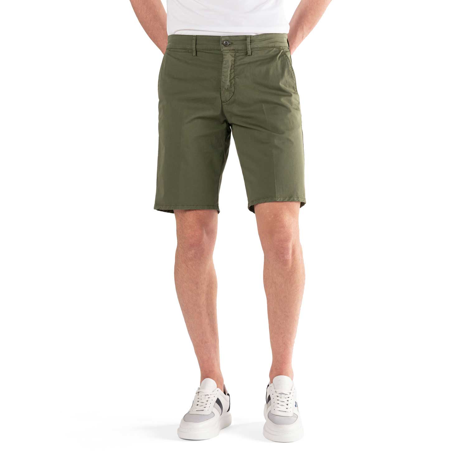 HARMONT & BLAINE  Bermuda Stretch Verde Cotone da Uomo Harmont & Blaine