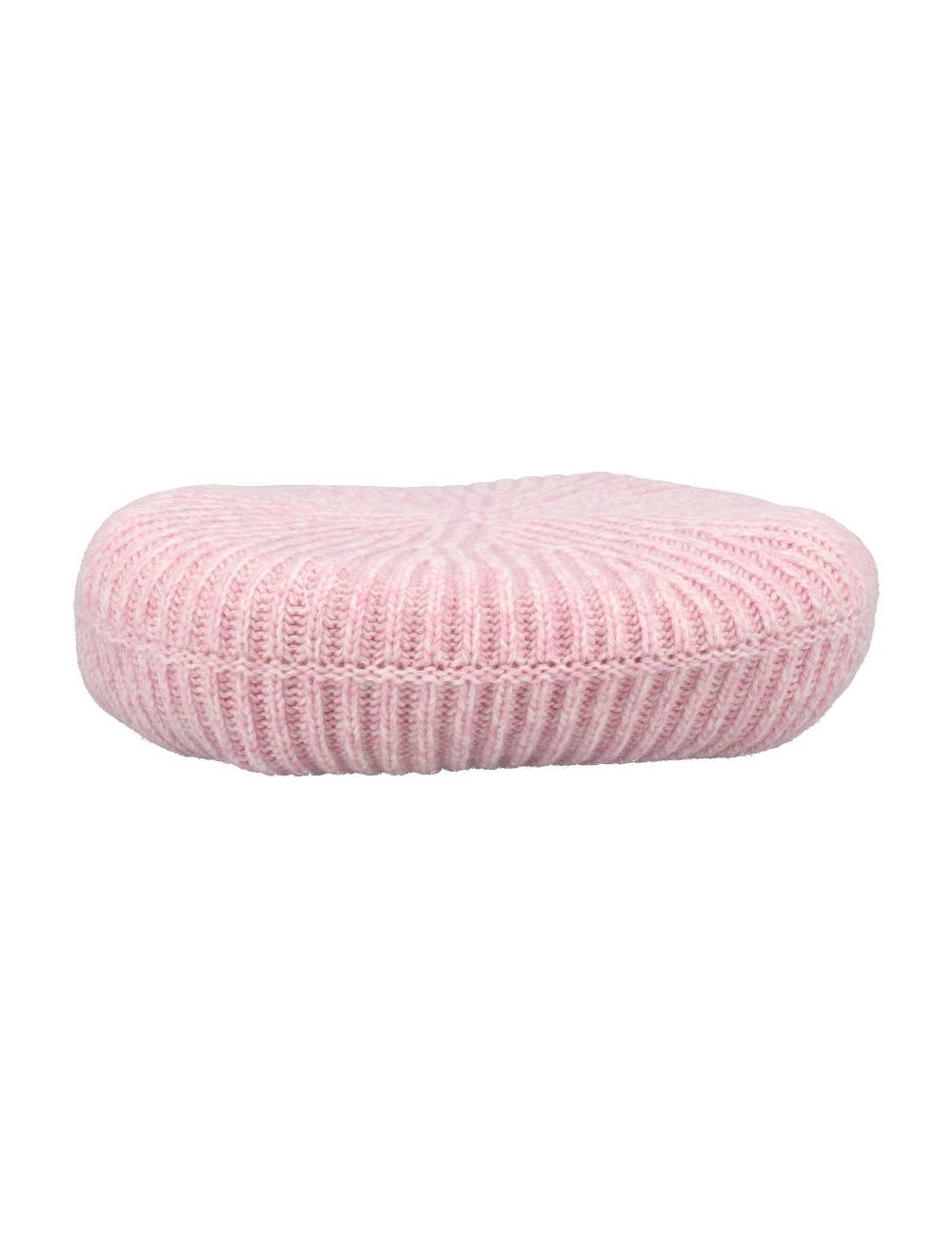 GANNI  Berretto Di Lana Riciclata Con Bordo A Costine GANNI - Lilla